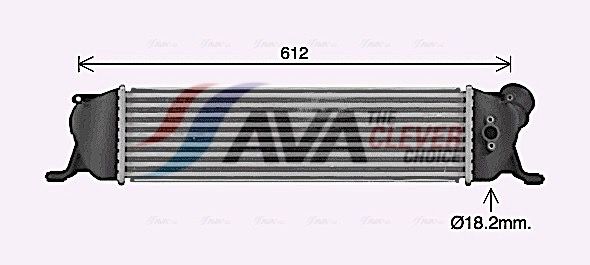 Інтеркулер AVA QUALITY COOLING HY4489 - zapix