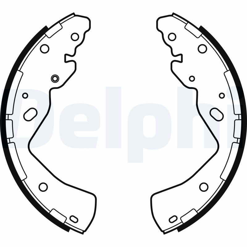 Гальмівні колодки ручника (барабанні) DELPHI LS2143 - zapix