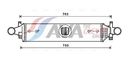Інтеркулер AVA QUALITY COOLING MSA4658 - zapix