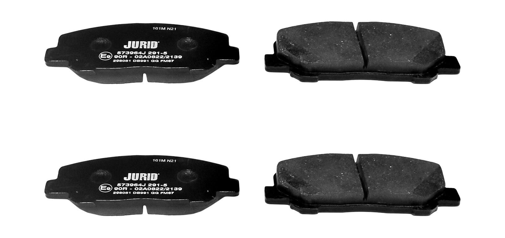 Гальмівні колодки дискові JURID 573964J - zapix