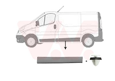 Молдинг бокової частини VAN WEZEL 4396405 - zapix