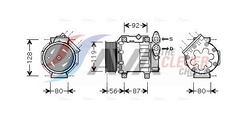 Компресор кондиціонера AVA QUALITY COOLING FDAK431 - zapix