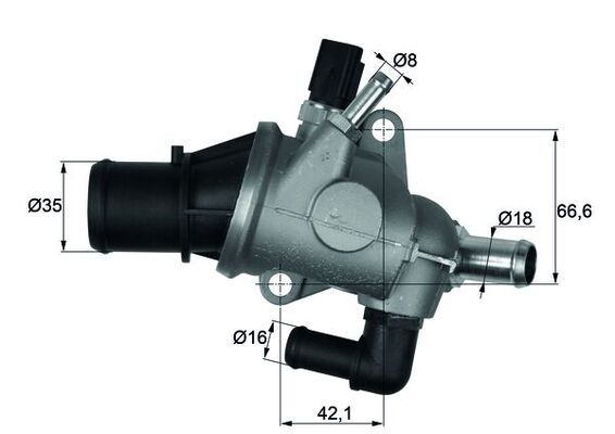 Термостат MAHLE TI16388 - zapix