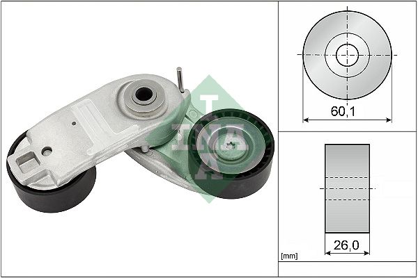 Натяжний пристрій ременя поліклінового SCHAEFFLER INA 534093710 - zapix