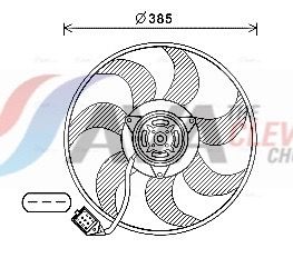 Вентилятор системи охолодження AVA QUALITY COOLING OL7670 - zapix