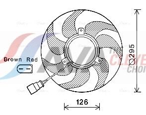 Вентилятор системи охолодження AVA QUALITY COOLING VN7536 - zapix