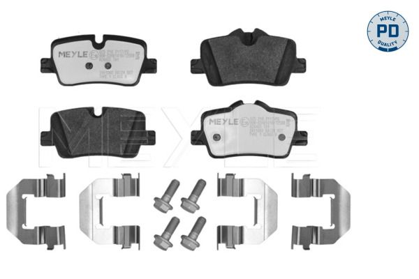 Гальмівні колодки дискові MEYLE 0252142117PD - zapix