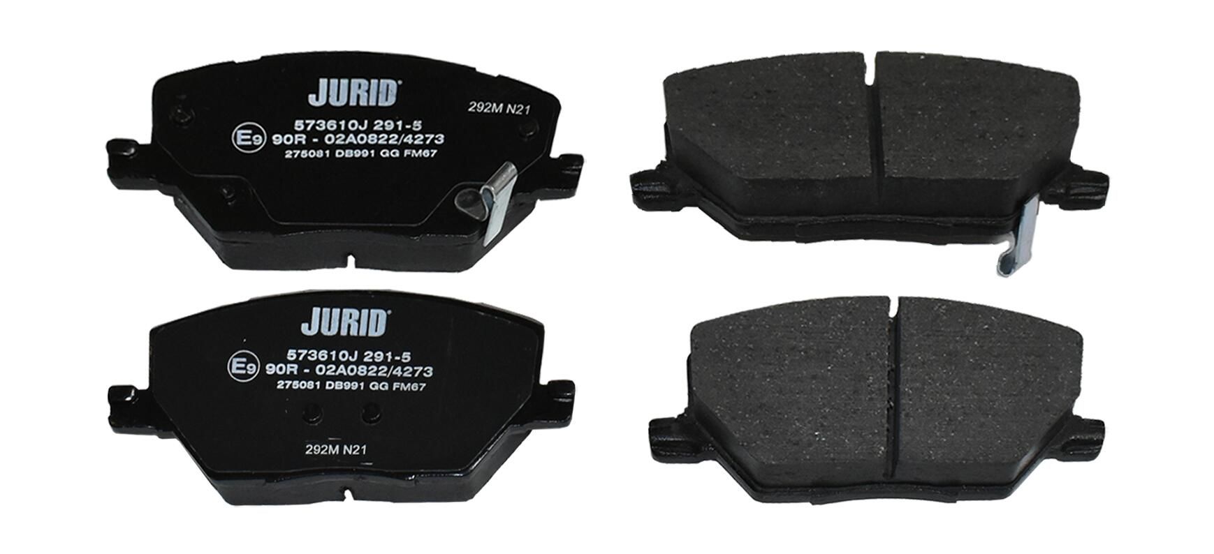Гальмівні колодки дискові JURID 573610J - zapix