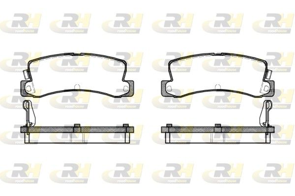 Гальмівні колодки дискові ROADHOUSE 221404 - zapix