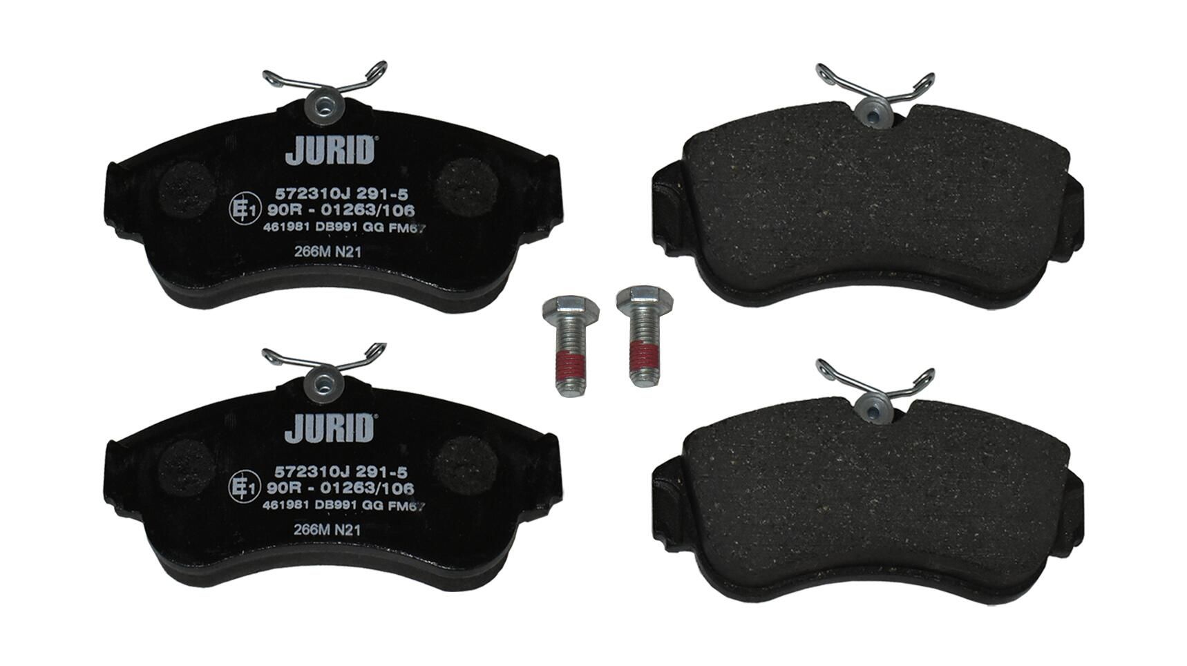 Гальмівні колодки дискові JURID 572310J - zapix