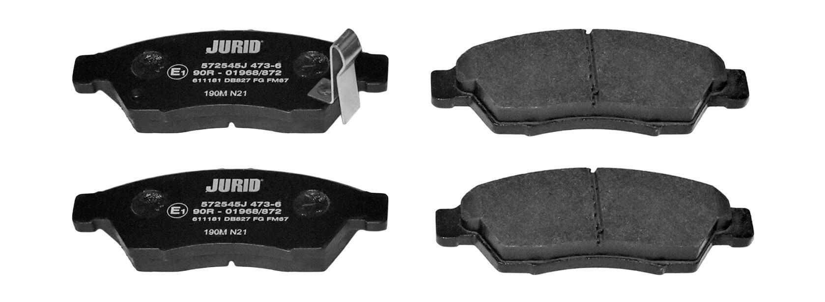 Гальмівні колодки дискові JURID 572545J - zapix