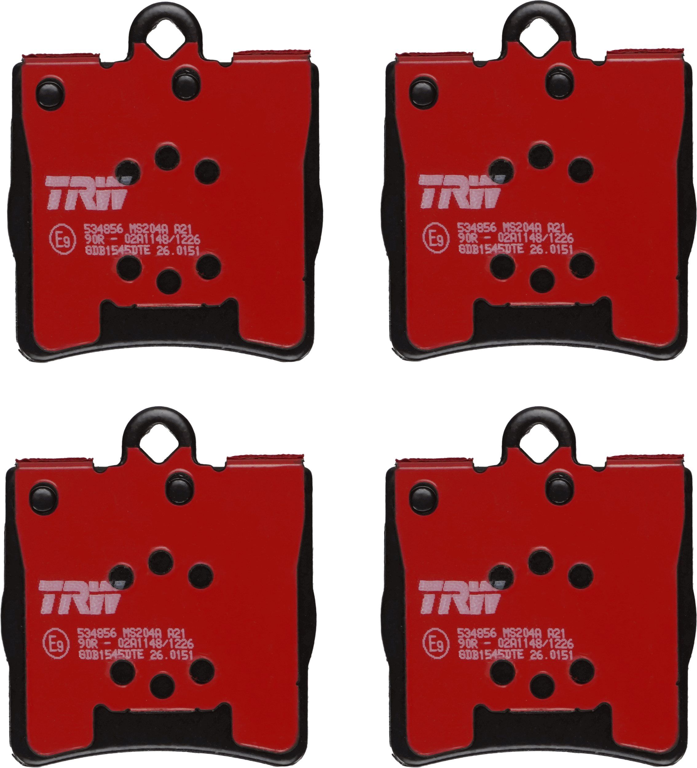 Гальмівні колодки дискові TRW GDB1545DTE - zapix