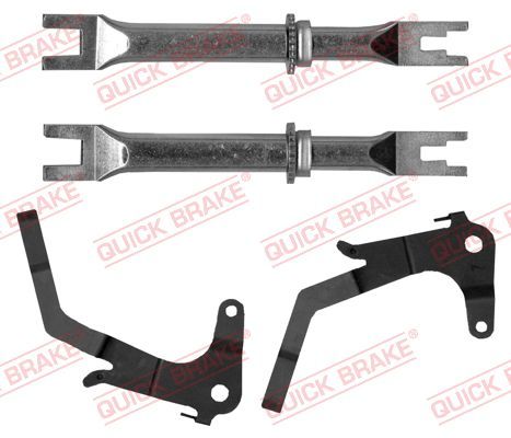 Монтажний комплект барабанних гальмівних колодок QUICK BRAKE 11153008 - zapix