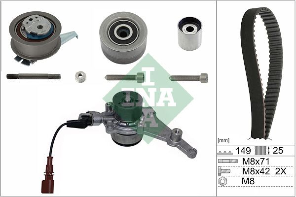 Комплект ременя ГРМ SCHAEFFLER INA 530083530 - zapix