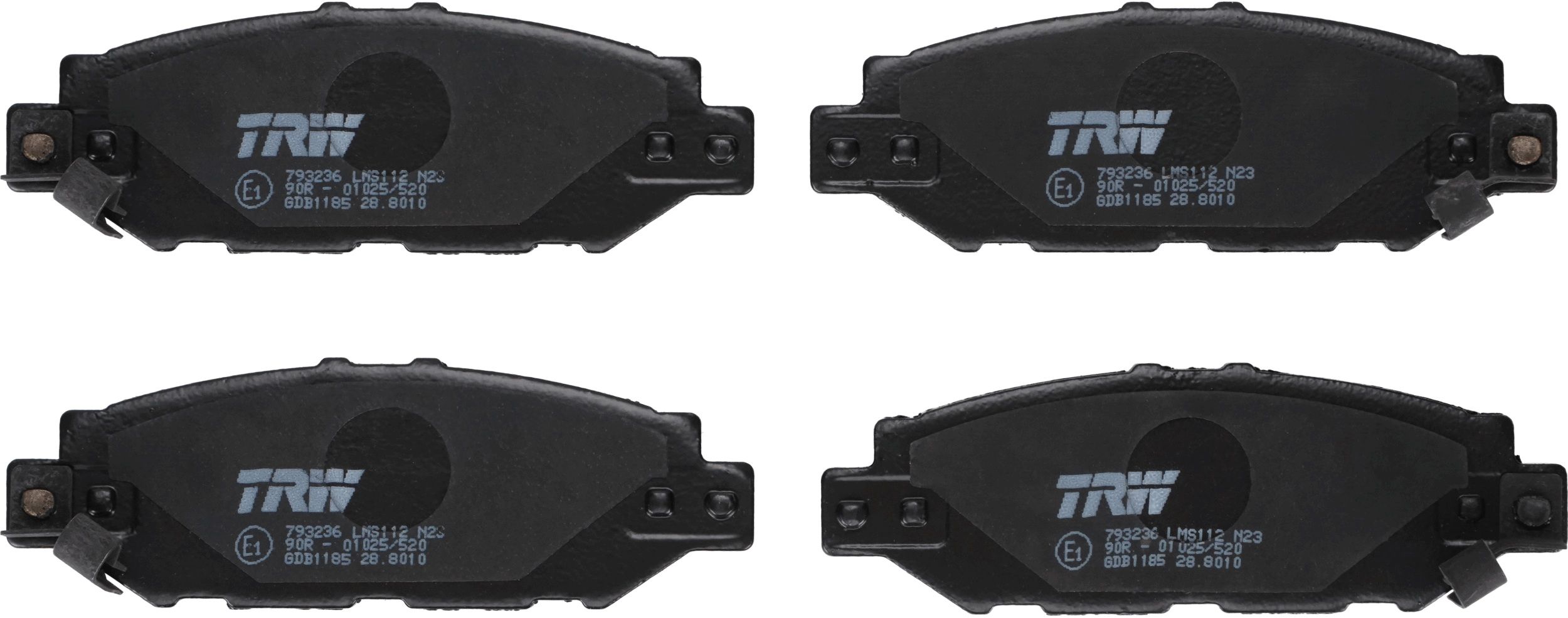 Гальмівні колодки дискові TRW GDB1185 - zapix