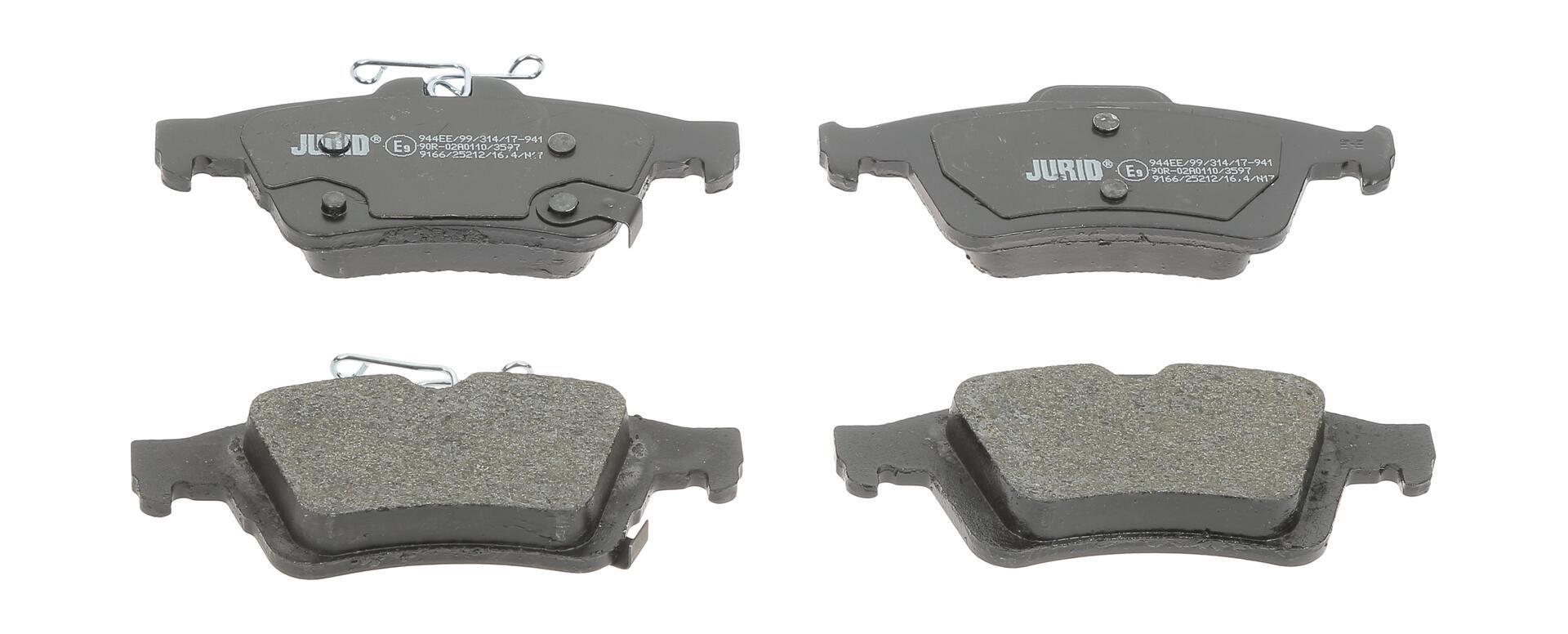 Гальмівні колодки дискові JURID 573426J - zapix