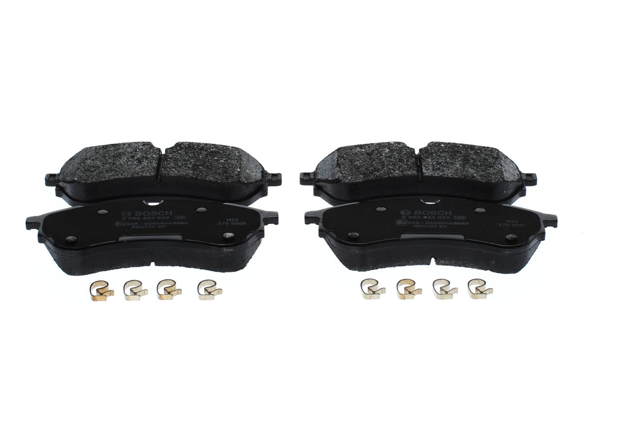 Гальмівні колодки дискові BOSCH 0986424929 - zapix