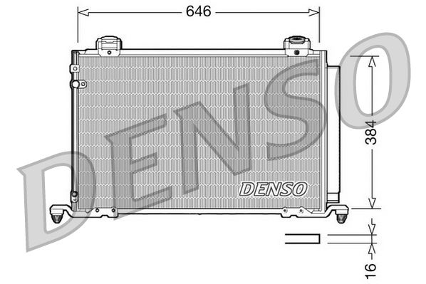 Радіатор кондиціонера DENSO DCN50026 - zapix