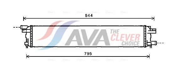 Радіатор охолодження двигуна AVA QUALITY COOLING AI2361 - zapix