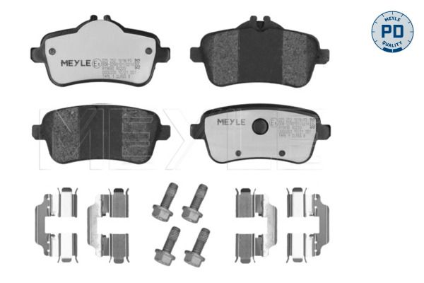 Гальмівні колодки дискові MEYLE 0252521618PD - zapix