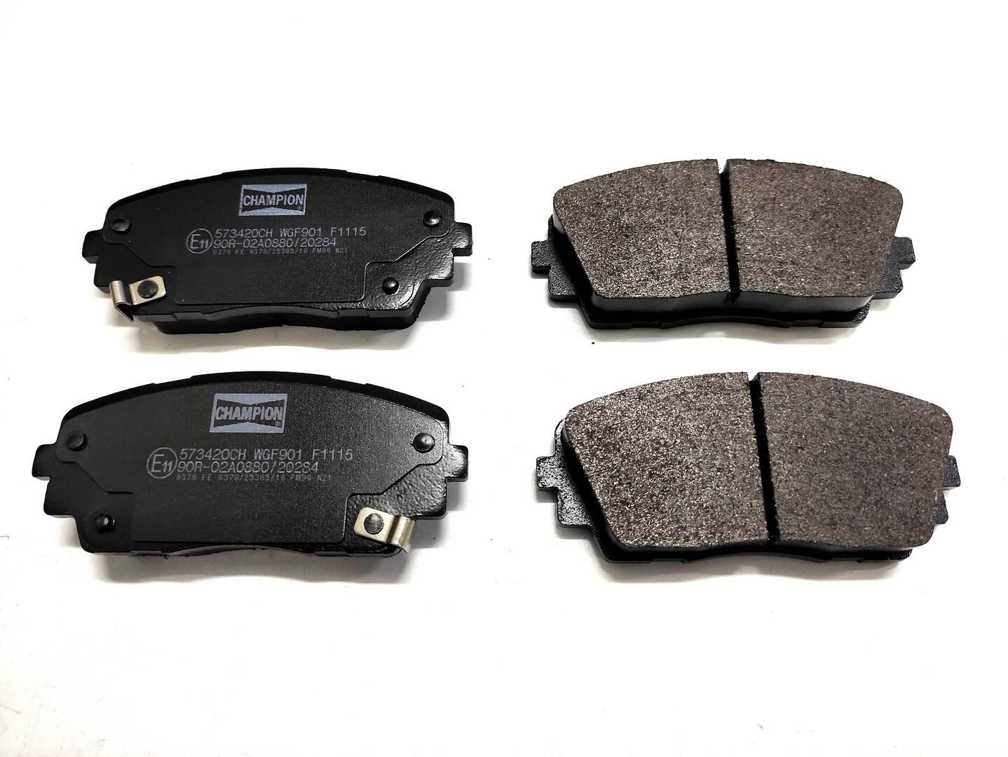 Гальмівні колодки дискові CHAMPION 573420CH - zapix