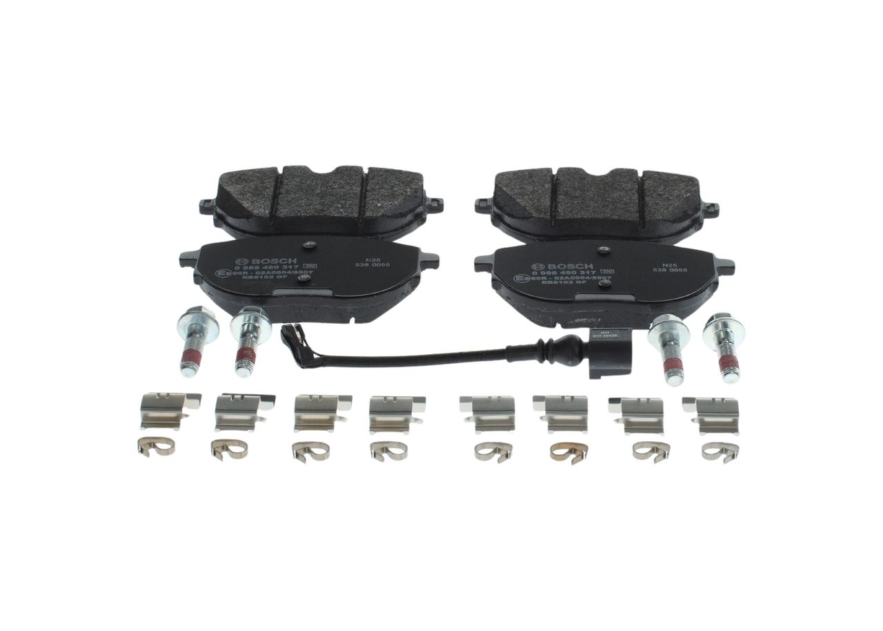 Гальмівні колодки дискові BOSCH 0986460317 - zapix
