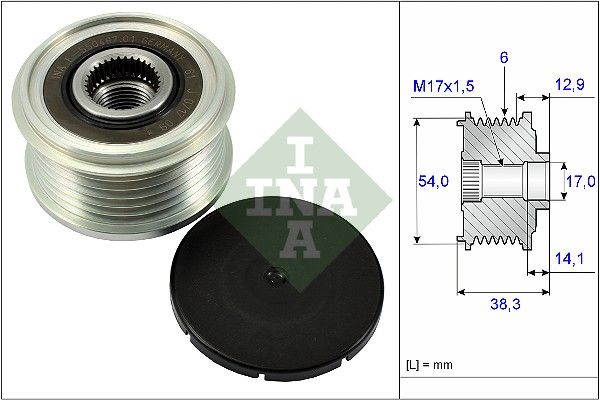 Муфта генератора SCHAEFFLER INA 535026410 - zapix