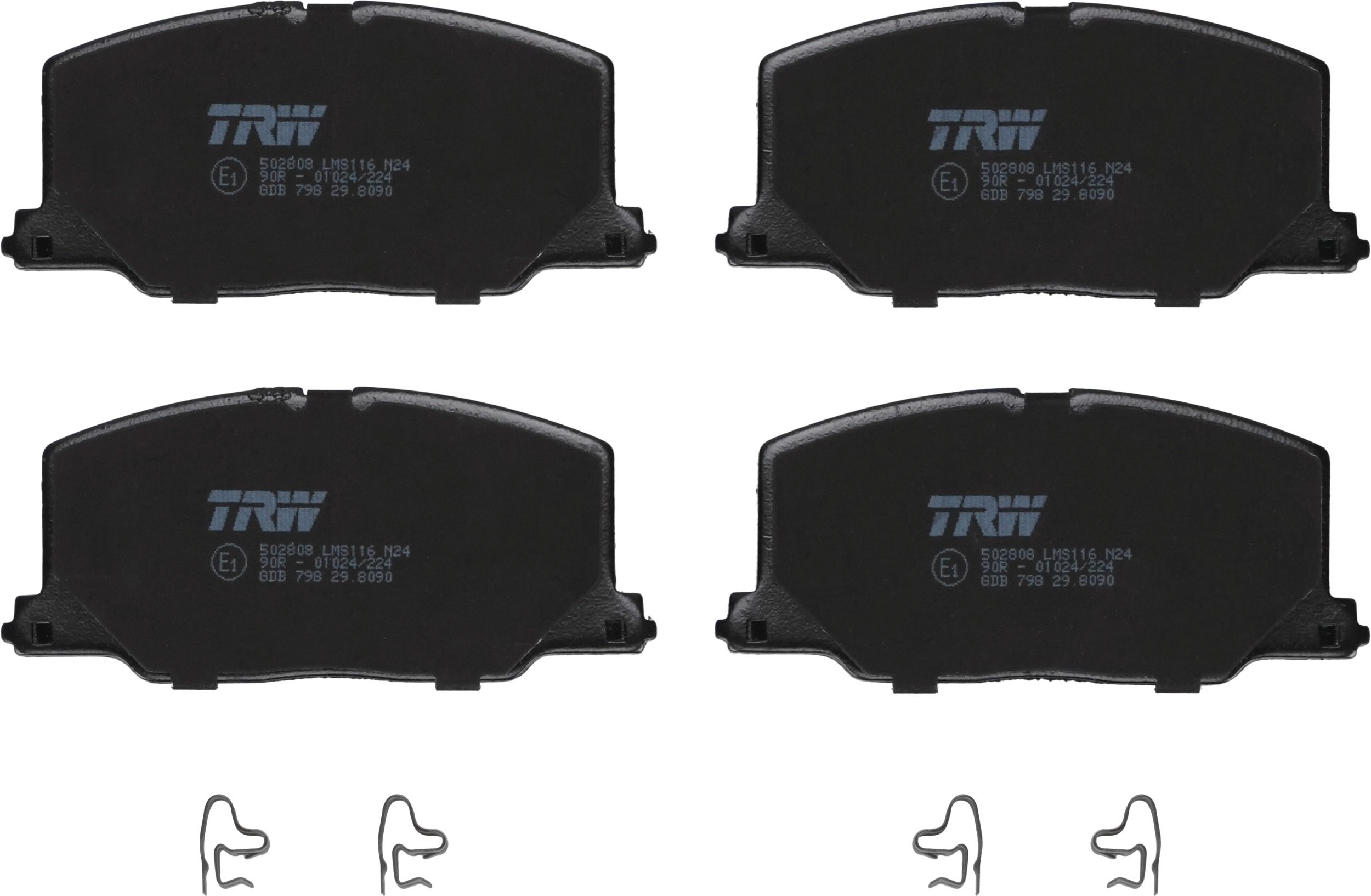 Гальмівні колодки дискові TRW GDB798 - zapix