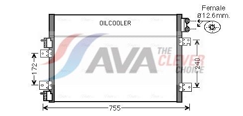 Радіатор кондиціонера AVA QUALITY COOLING CRA5113 - zapix