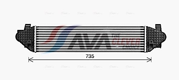 Інтеркулер AVA QUALITY COOLING FD4691 - zapix