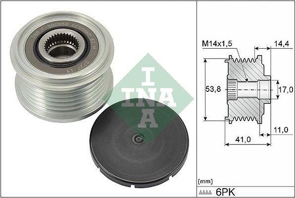Муфта генератора SCHAEFFLER INA 535030410 - zapix