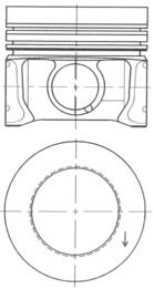 Поршень KOLBENSCHMIDT 41095600 - zapix