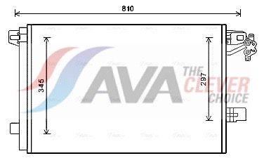 Радіатор кондиціонера AVA QUALITY COOLING VNA5328D - zapix