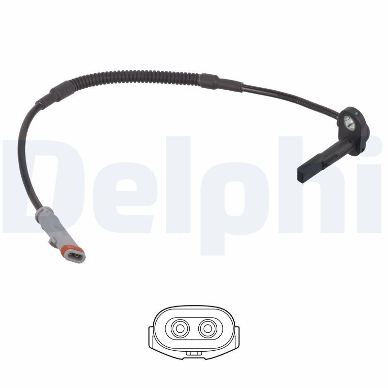 Датчик ABS DELPHI SS2125212B1 - zapix