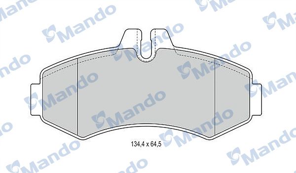 Гальмівні колодки дискові MANDO MBF015660