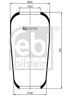 Пневматична підвіска FEBI BILSTEIN 20720 - zapix