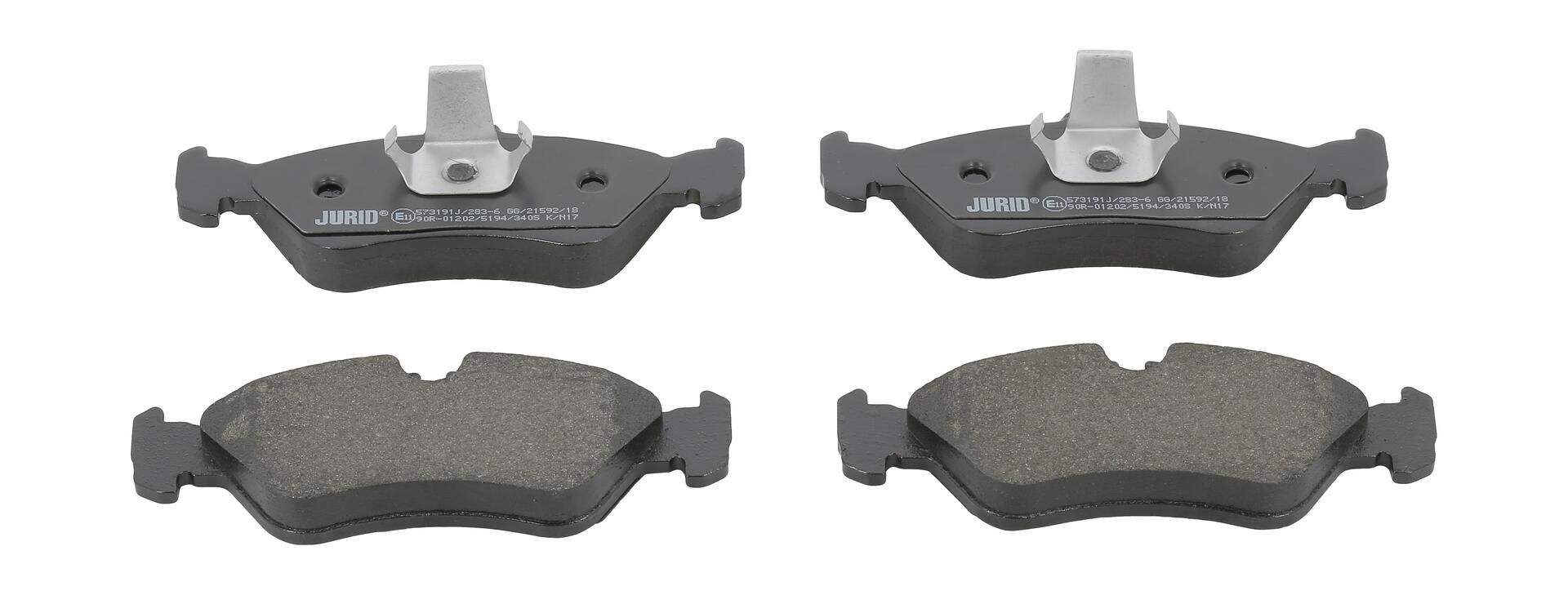 Гальмівні колодки дискові JURID 573191J - zapix