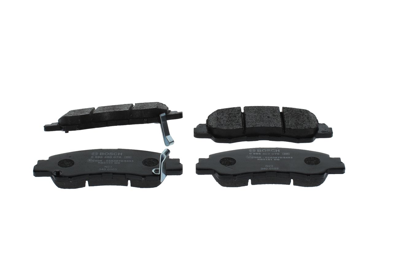 Гальмівні колодки дискові BOSCH 0986460070 - zapix