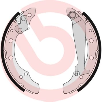 Гальмівні колодки ручника (барабанні) BREMBO S85511 - zapix