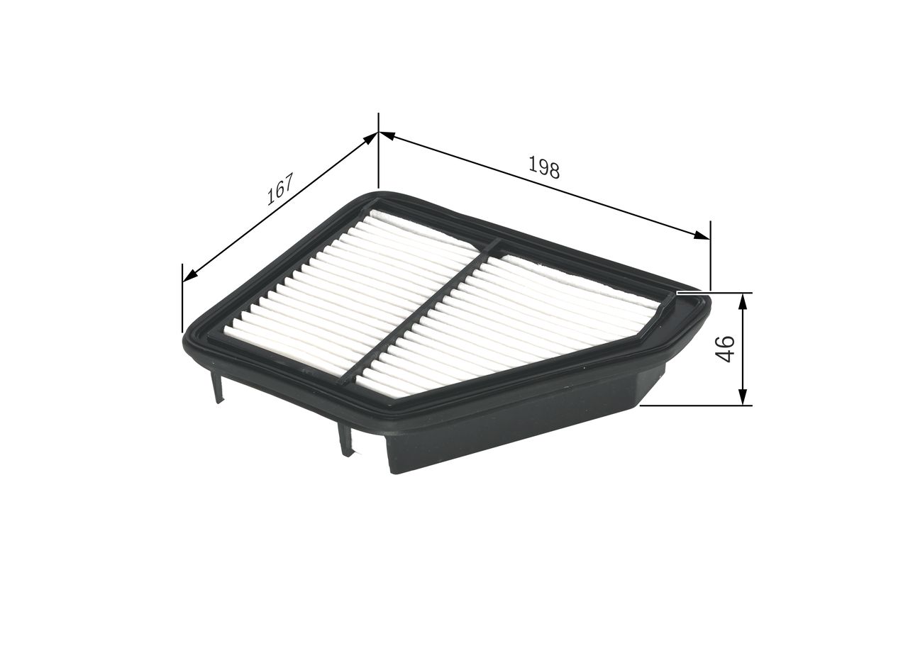 Повітряний фільтр BOSCH F026400132 - zapix