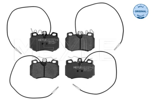 Гальмівні колодки дискові MEYLE 0252108017W - zapix