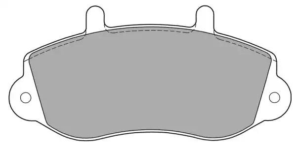 Гальмівні колодки дискові FREMAX FBP1140 - zapix
