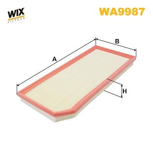 Повітряний фільтр WIX FILTERS WA9987