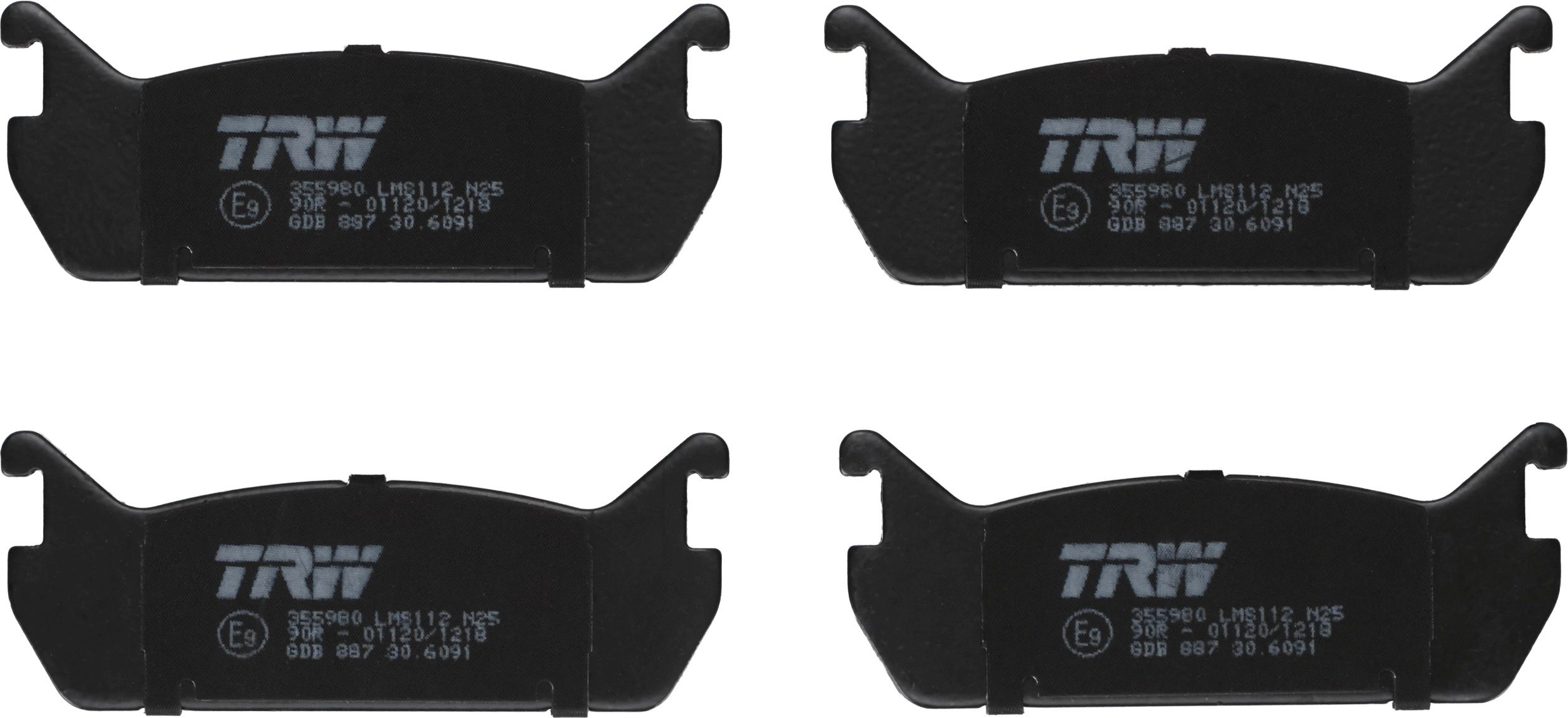 Гальмівні колодки дискові TRW GDB887 - zapix