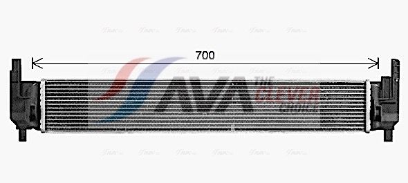 Радіатор охолодження двигуна AVA QUALITY COOLING VN2420 - zapix