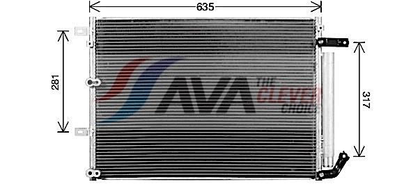 Радіатор кондиціонера AVA QUALITY COOLING JE5081D - zapix