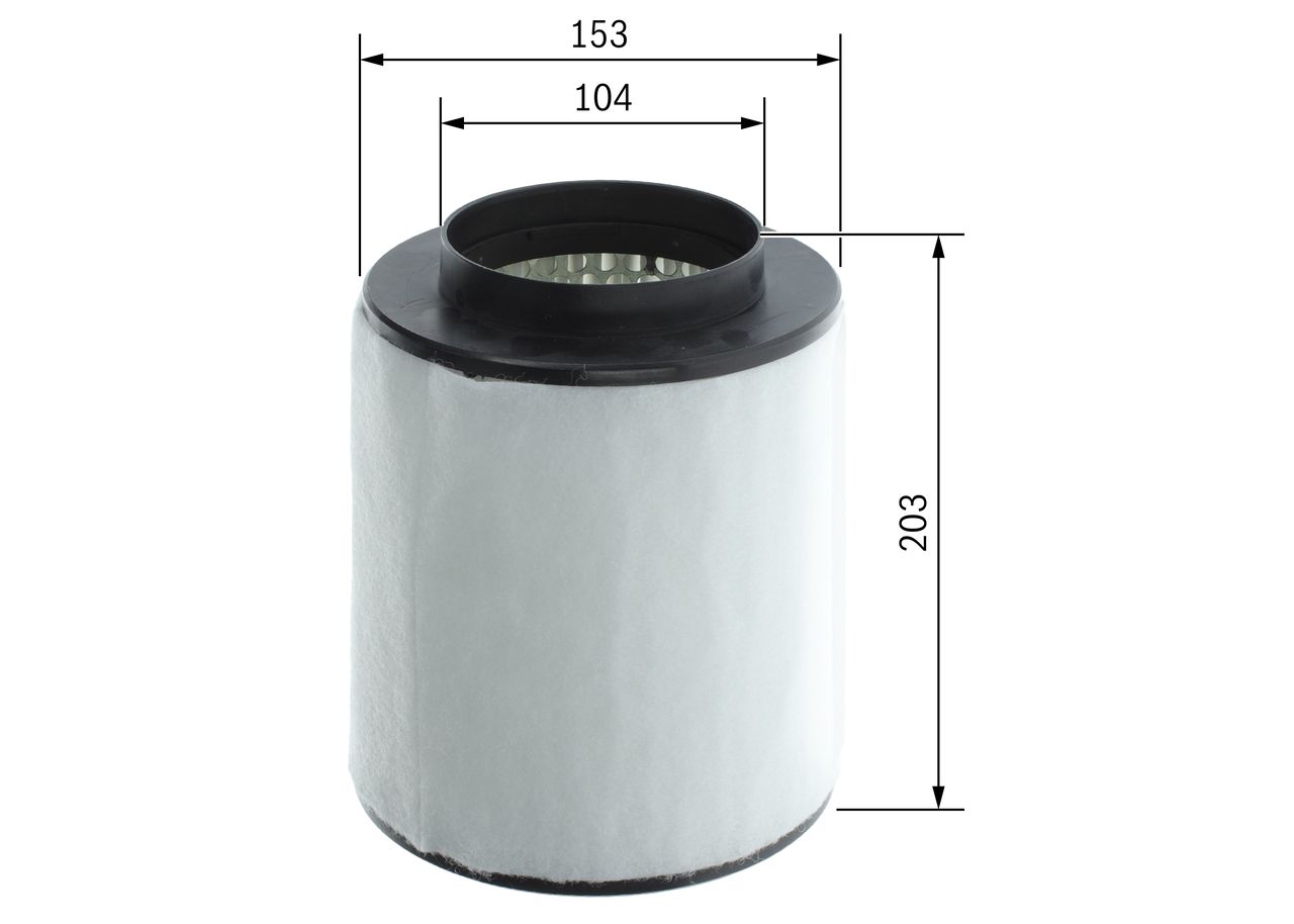 Повітряний фільтр BOSCH F026400804 - zapix