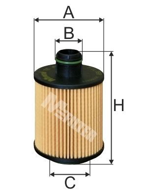 Оливний фільтр MFILTER TE4011 - zapix
