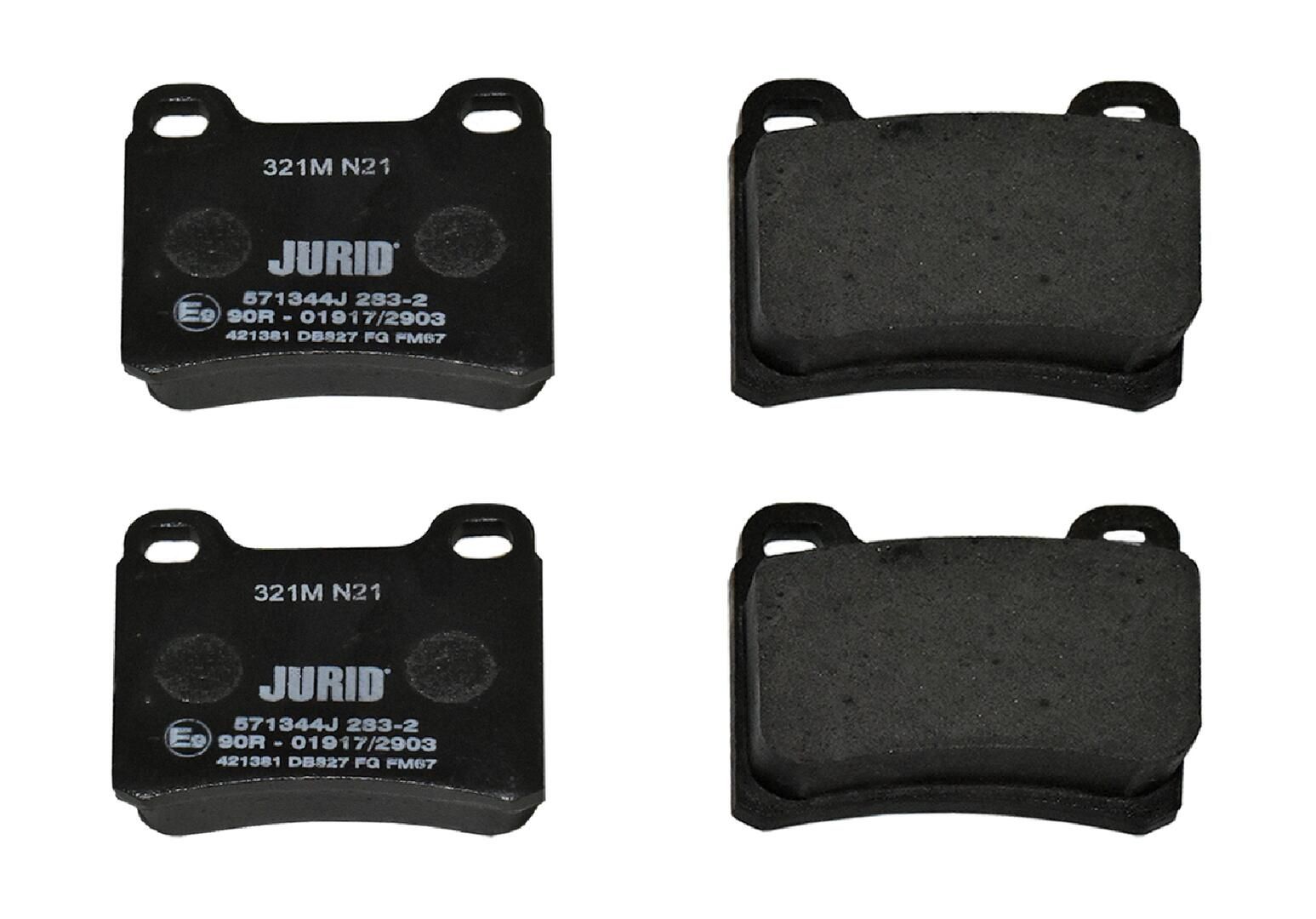 Гальмівні колодки дискові JURID 571344J - zapix