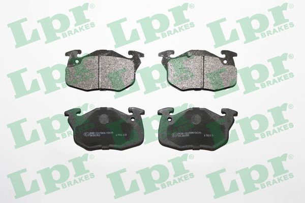 Гальмівні колодки дискові LPR 05P642 - zapix